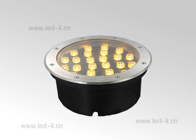 圓形LED大功率地埋燈散熱好防水好-靈創照明